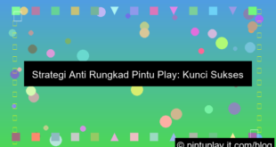 desain tips anti rungkad pintu play