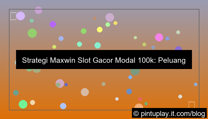 grafik slot gacor 100k