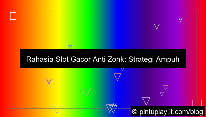 visual slot gacor anti zonk