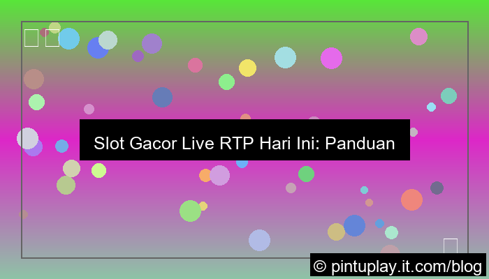 slot gacor live rtp